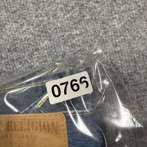 True Religion Jeans Womens 29 Straight Thick Stitch Flap Denim Medium Wash 29x28 - Picture 11 of 11